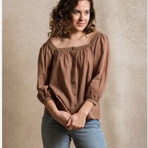 Neuflora Byron Bay Blouse White. NWT